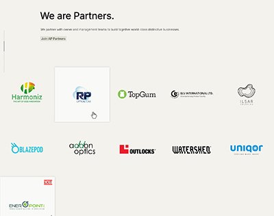 AP Partners website